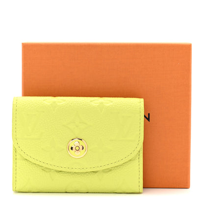 Louis Vuitton Empreinte Rosalie Coin Purse Zesty Lime 7 of 7