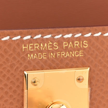 Hermes Epsom Mini Kelly Sellier 20 Gold 6 of 12