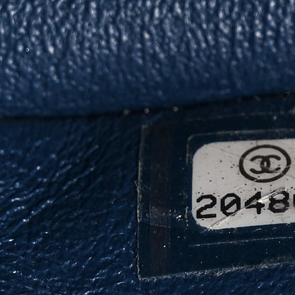 Chanel Patent Quilted Jumbo Double Flap Navy 7 of 10