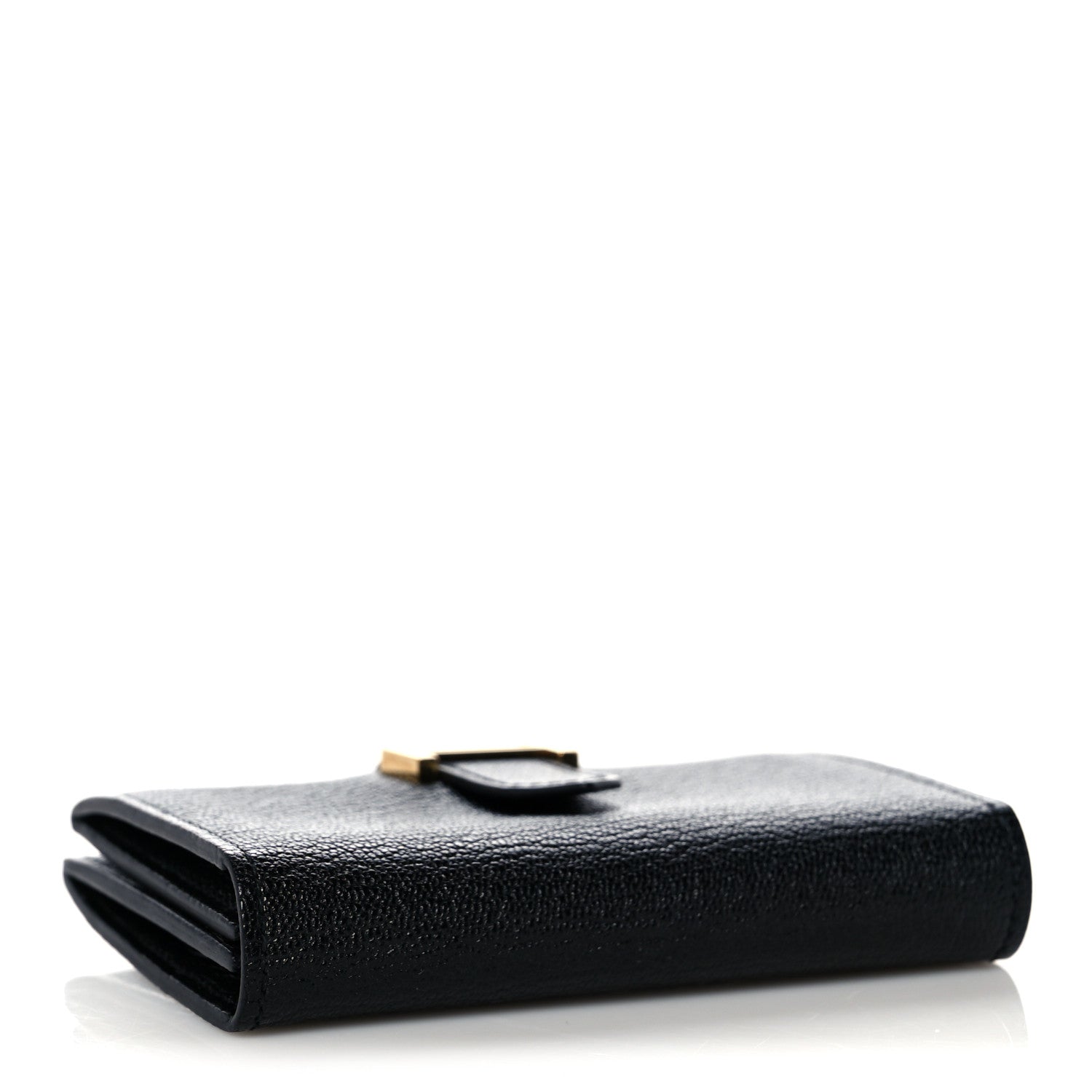 Hermes Chevre Mysore Bearn Card Holder Wallet Black 4 of 9