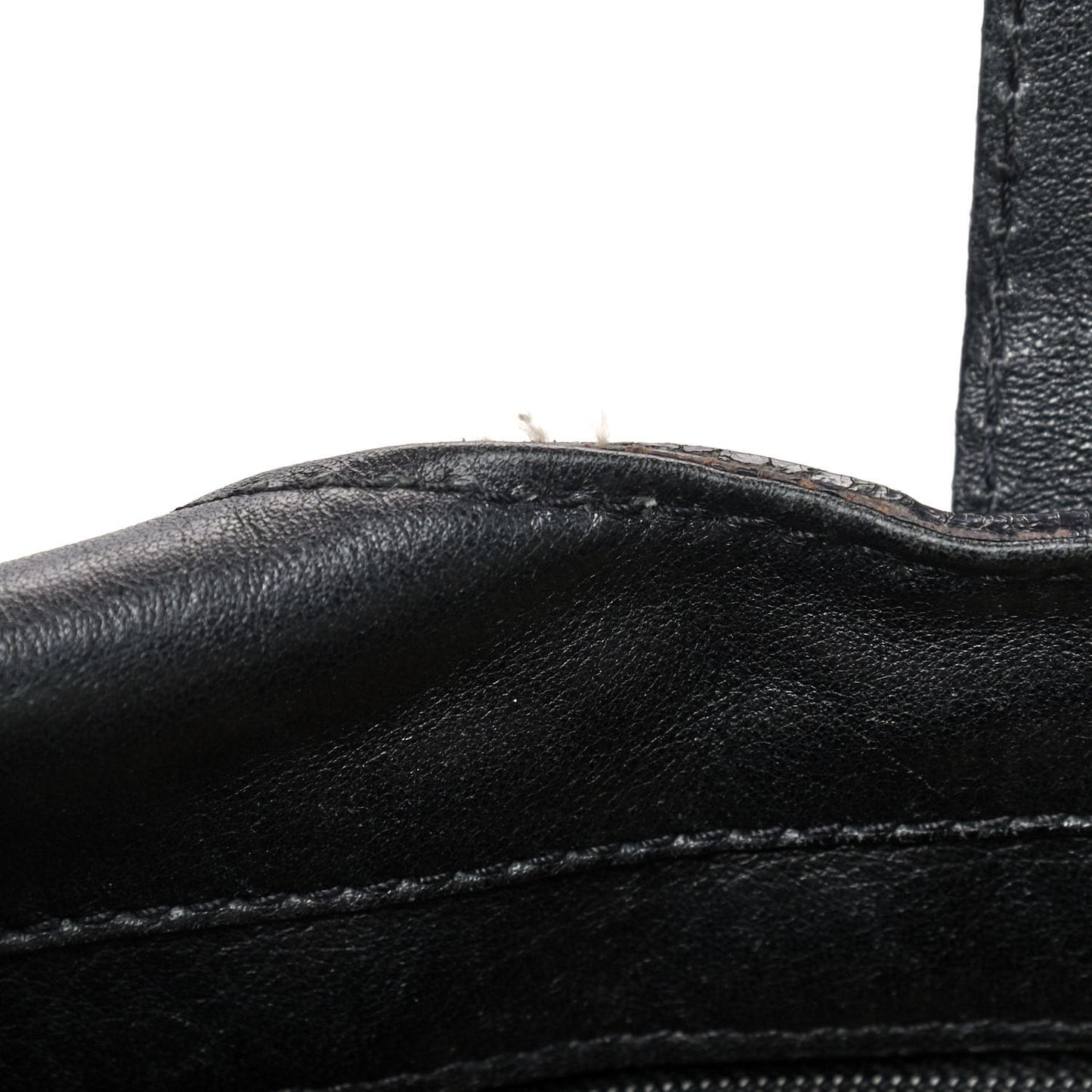 Supple Calfskin Large Radiant Hobo Black