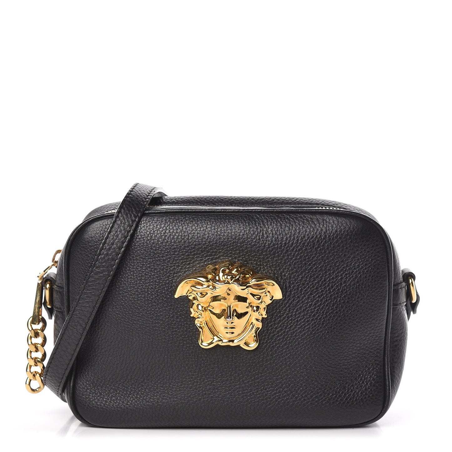 Calfskin Palazzo Camera Bag Black