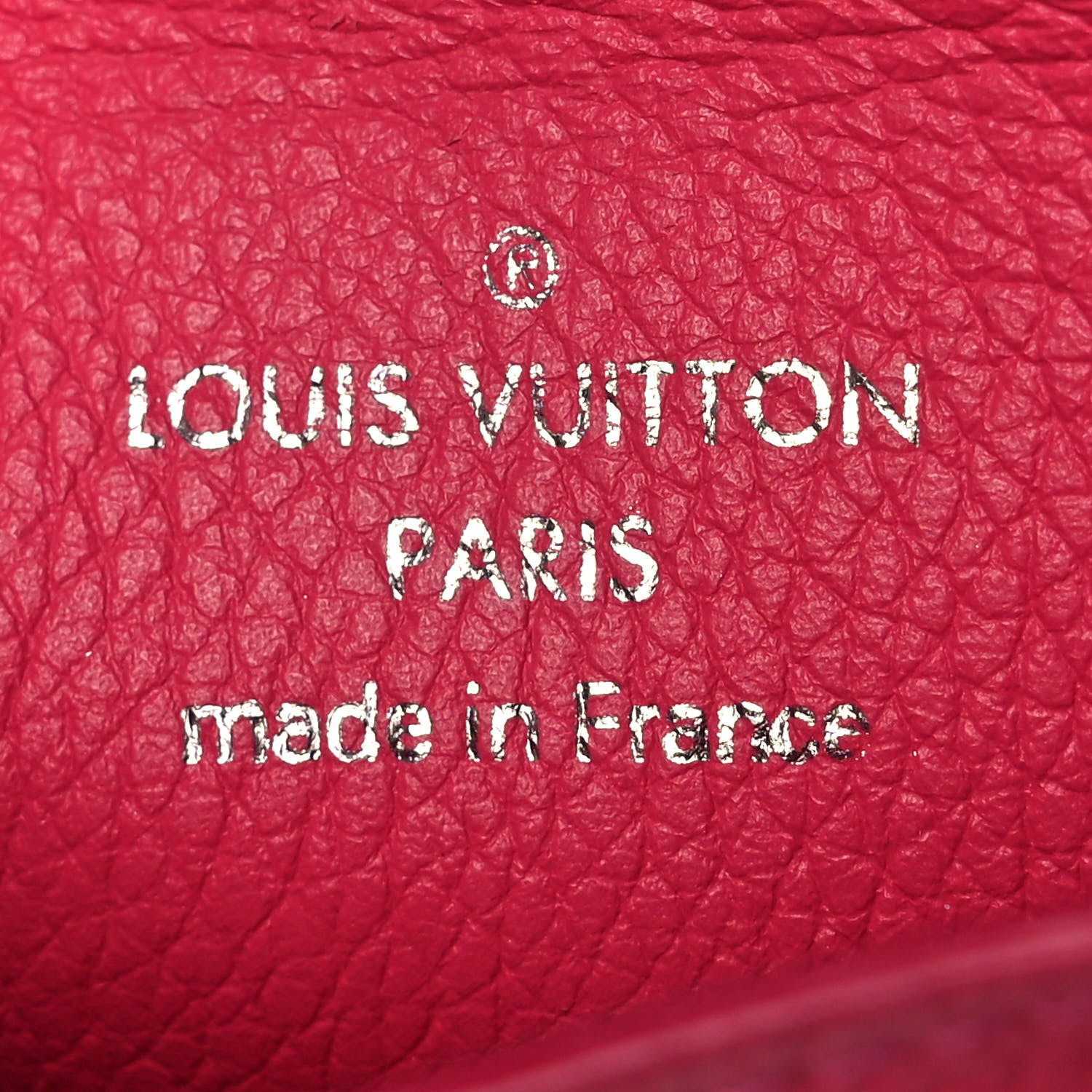 Louis Vuitton Calfskin Lockme Card Holder Hot Pink 6 of 6