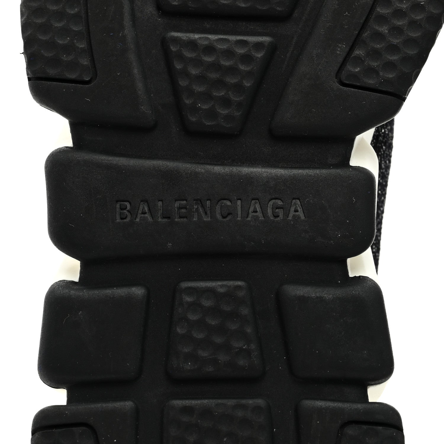 Balenciaga Laminated Knit Bi-Color Sole Womens Speed Sneakers 35 Black White 5 of 5