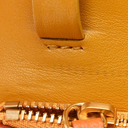 Celine Goatskin Medium Classic Box Flap Bag Orange 15 of 16