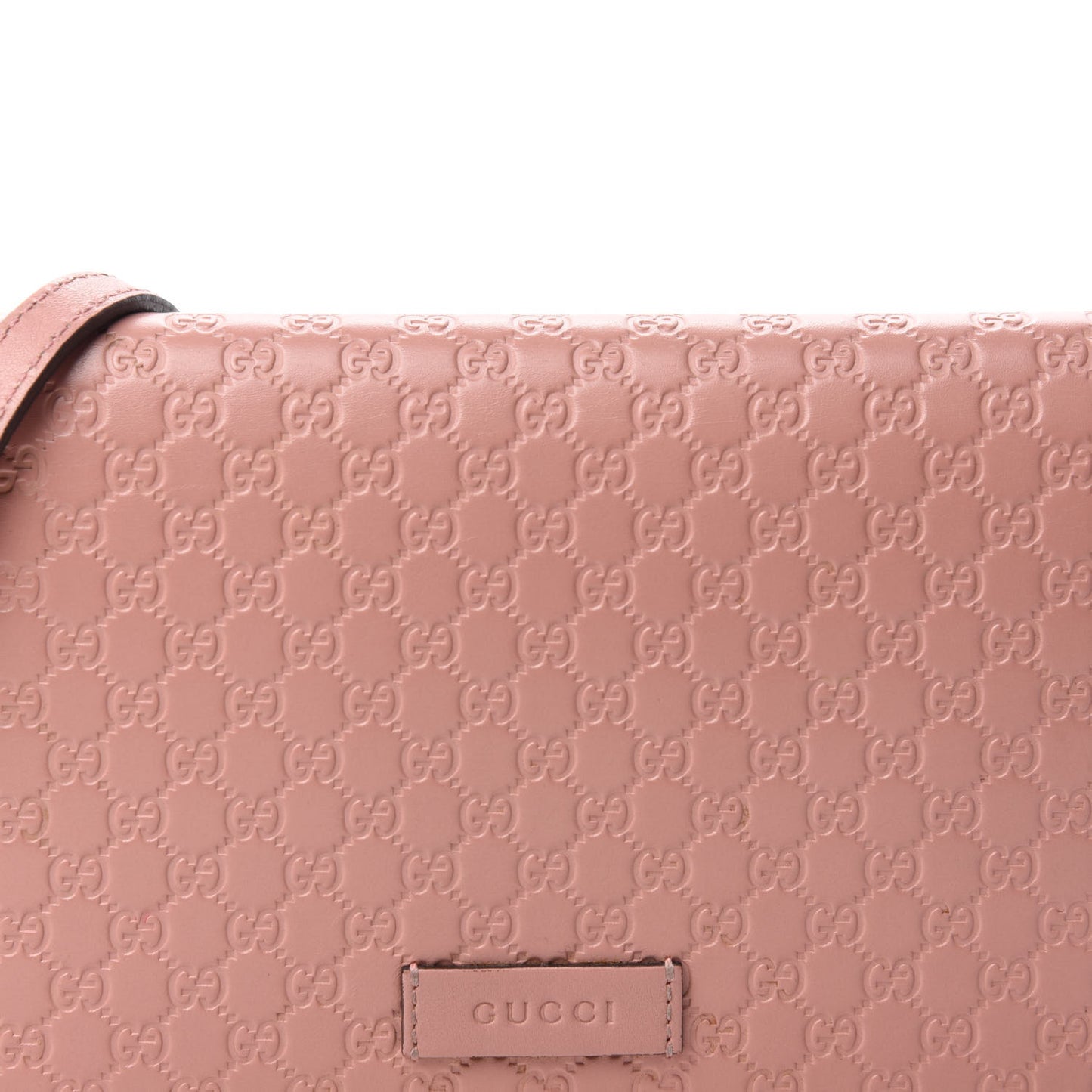 Microguccissima Crossbody Wallet Soft Pink
