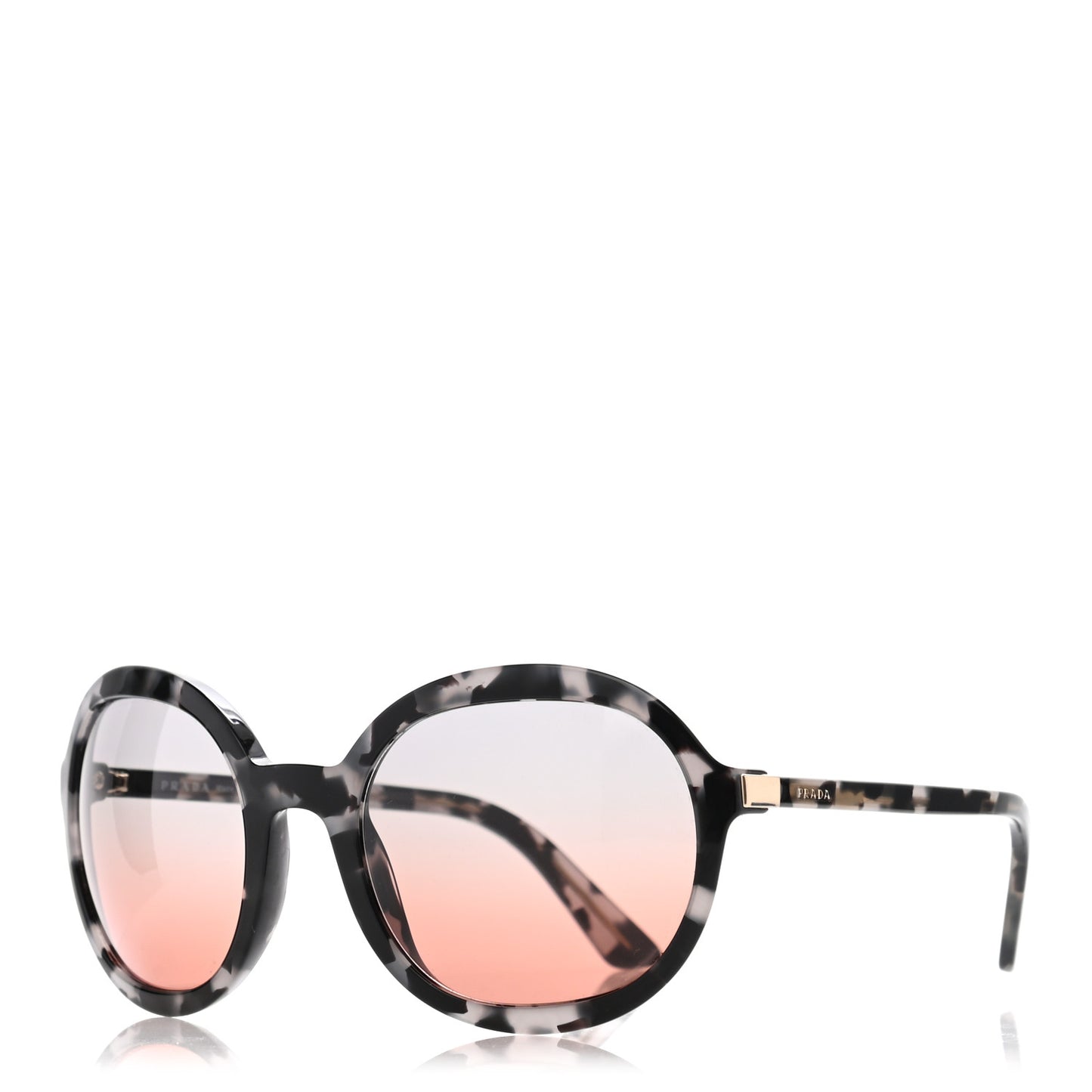 Round Sunglasses SPR 09V Tortoise