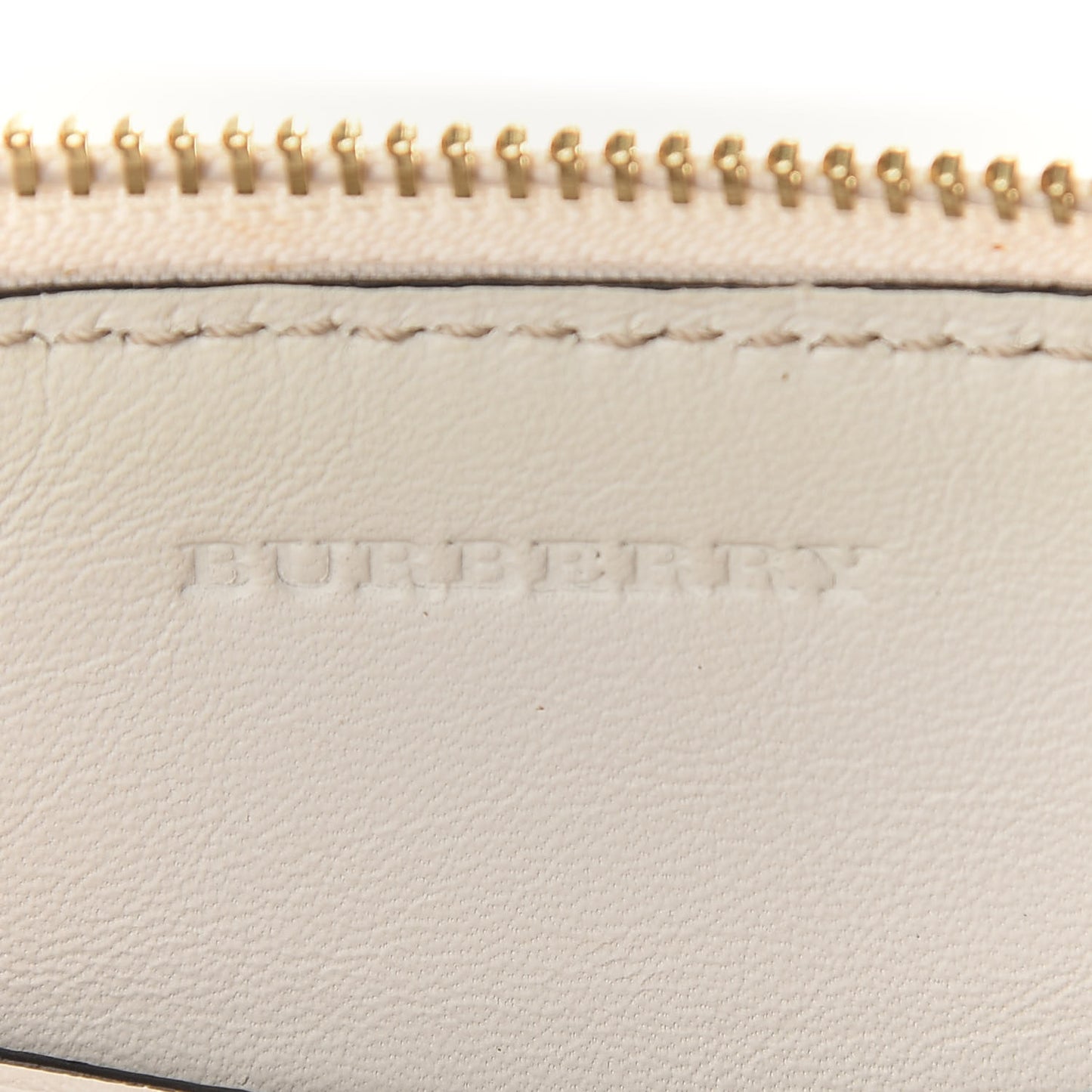 Calfskin Perforated Peyton Crossbody Clutch Bag White