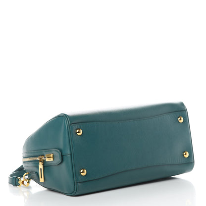 Prada Saffiano Lux Bowler Ottanio 4 of 13