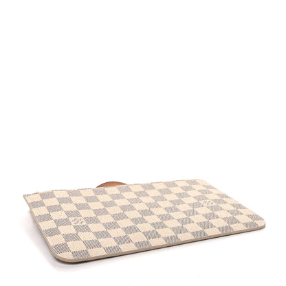 Louis Vuitton Damier Azur Neverfull MM GM Pochette Rose Ballerine 4 of 6