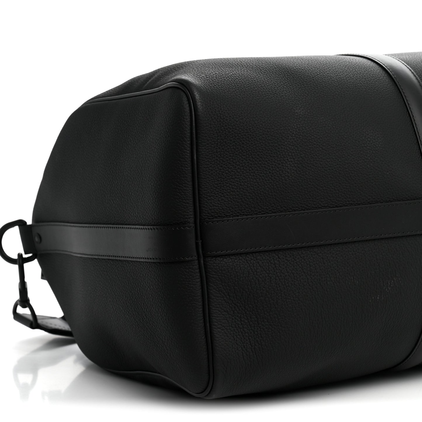 Grained Calfskin Aerogram Keepall Bandouliere 50 Black