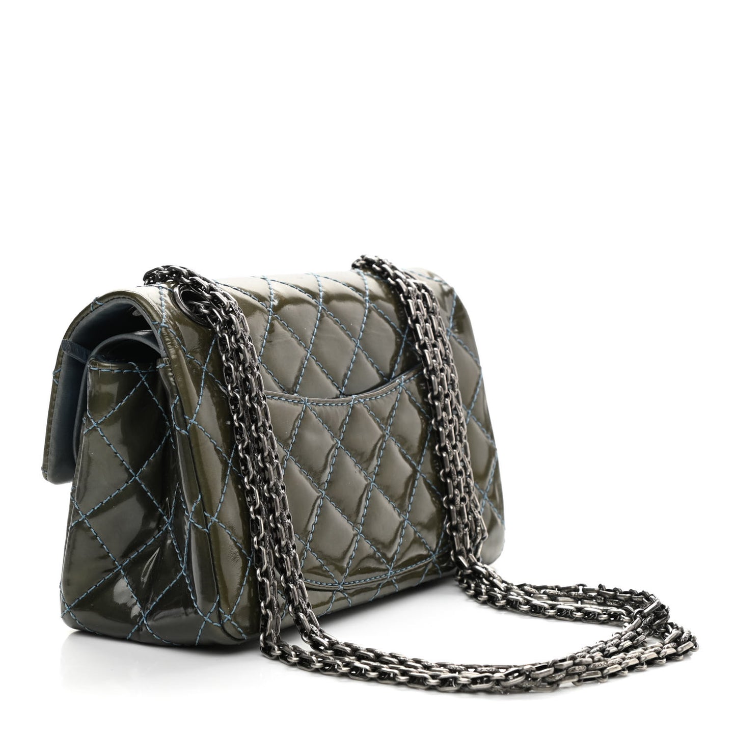 Patent 2.55 Reissue Flap 224 Blue