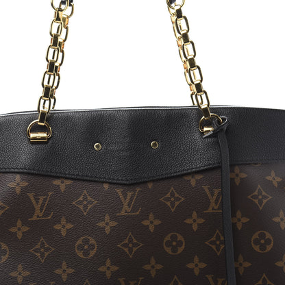 Louis Vuitton Monogram Pallas Shopper Black 10 of 10