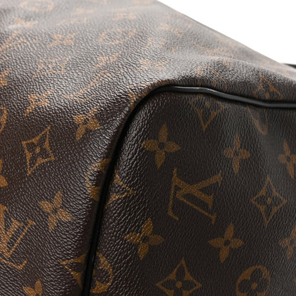 Louis Vuitton Monogram Macassar Keepall Bandouliere 55 9 of 11