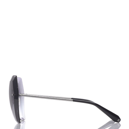 Chanel Cat Eye Sunglasses 71180 Silver 4 of 10