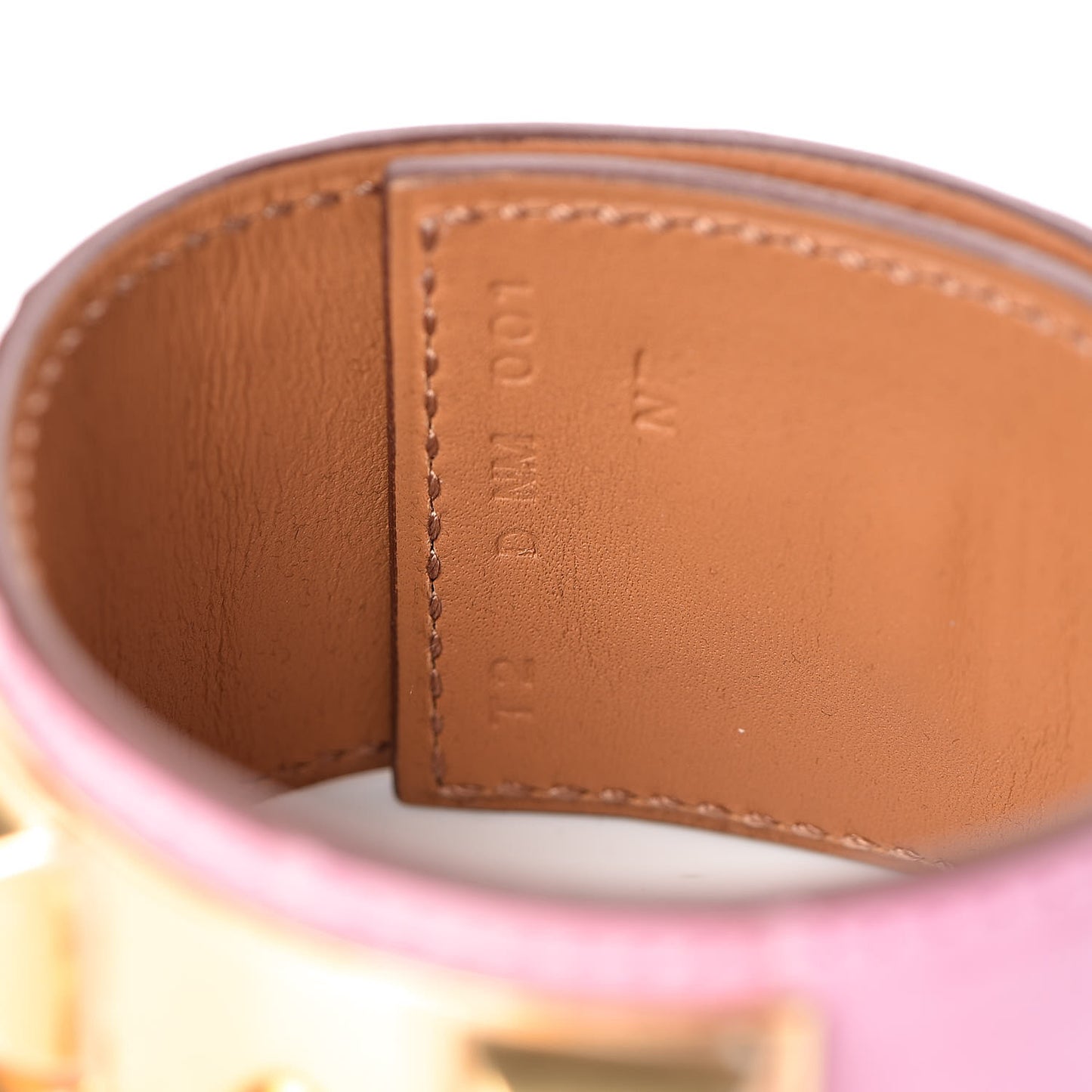 Matte Alligator Collier De Chien CDC Bracelet T2 Pink