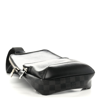 Louis Vuitton Damier Graphite Avenue Sling Bag Onyx Silver 4 of 12
