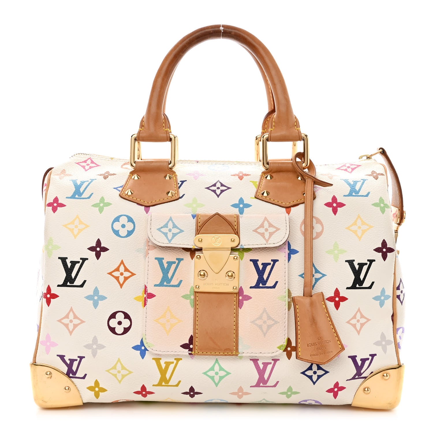 Louis Vuitton Monogram Multicolor Speedy 30 White 1 of 12