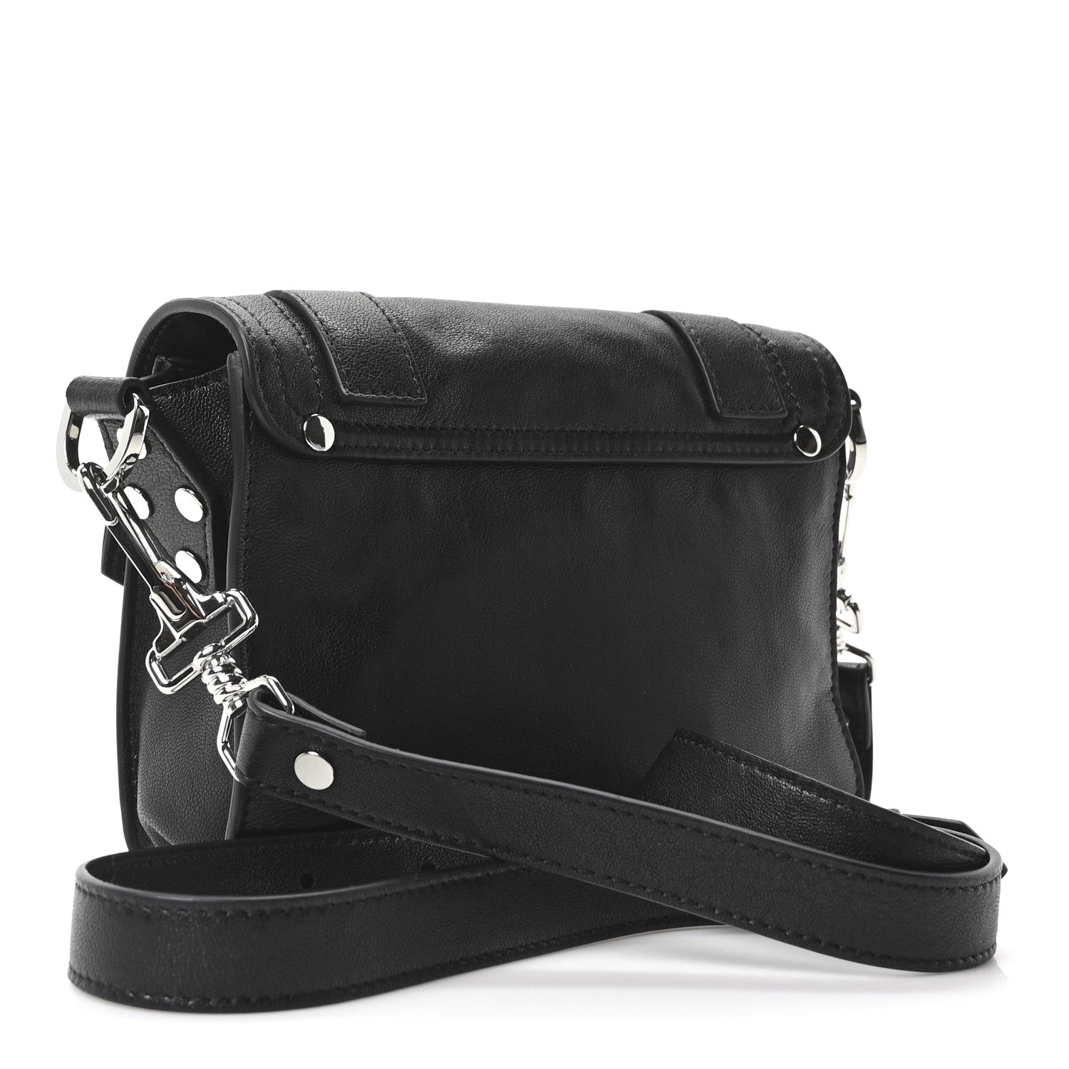 Proenza Schouler Lambskin PS1 Mini Crossbody Bag Black 1840086