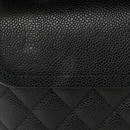 Chanel Caviar Quilted Medium Double Flap Black 12 of 12