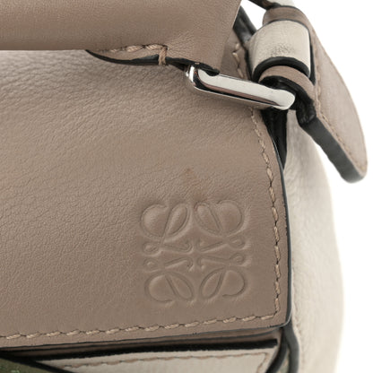Loewe Calfskin Mini Puzzle Bag Sand Avocado Green 15 of 16