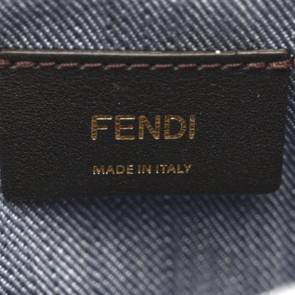 Fendi Denim Small Mamma Baguette Blue 6 of 10