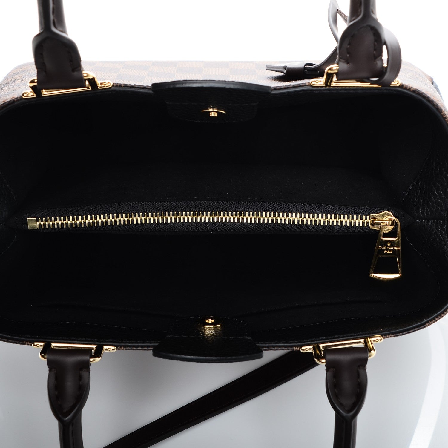 Louis Vuitton Damier Ebene Cuir Taurillon Brittany Black 5 of 5