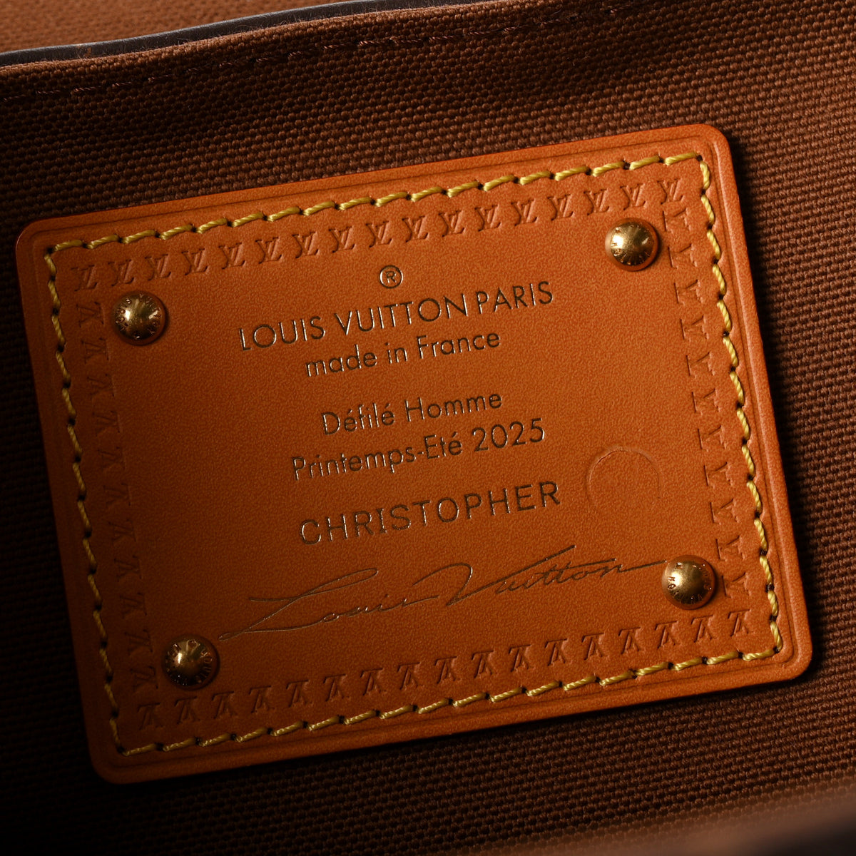 Louis Vuitton Taurillon Monogram Christopher MM Backpack 6 of 9