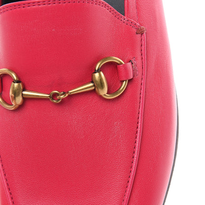Gucci Lambskin Womens Brixton Horsebit Loafers 38.5 Hot Pink 8 of 10