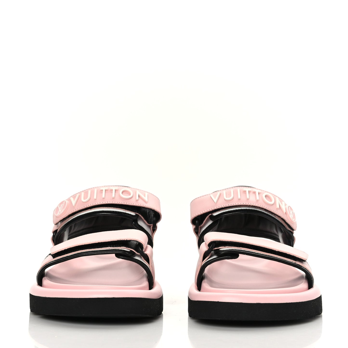 Calfskin Pool Pillow Flat Comfort Sandals 40 Rose Clair Pink