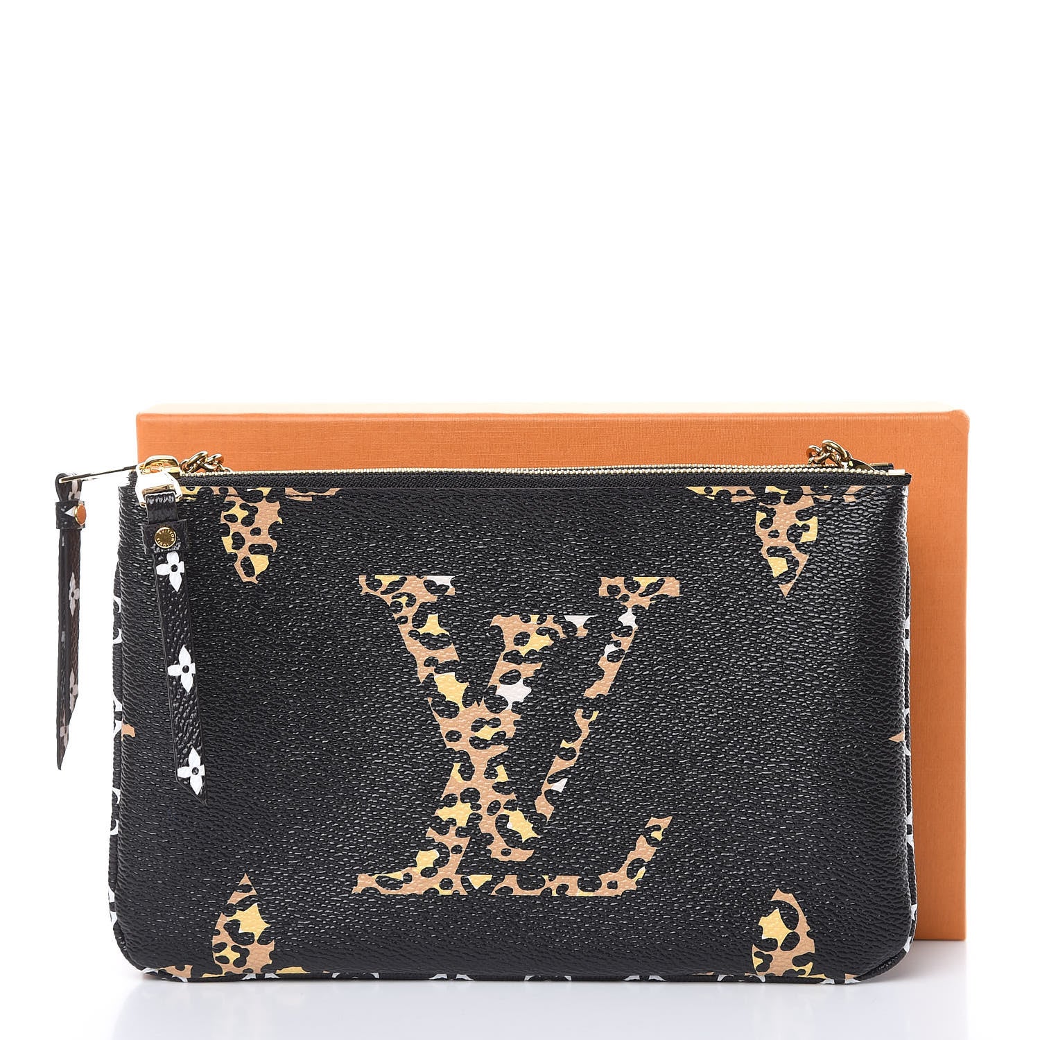 Louis Vuitton Monogram Giant Jungle Pochette Double Zip Black 10 of 10