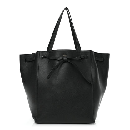 Celine Soft Grained Calfskin Medium Belt Cabas Phantom Black 1 of 11
