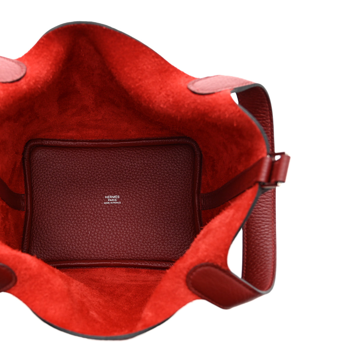 Hermes Taurillon Clemence Picotin Lock 18 PM Rouge H 5 of 11