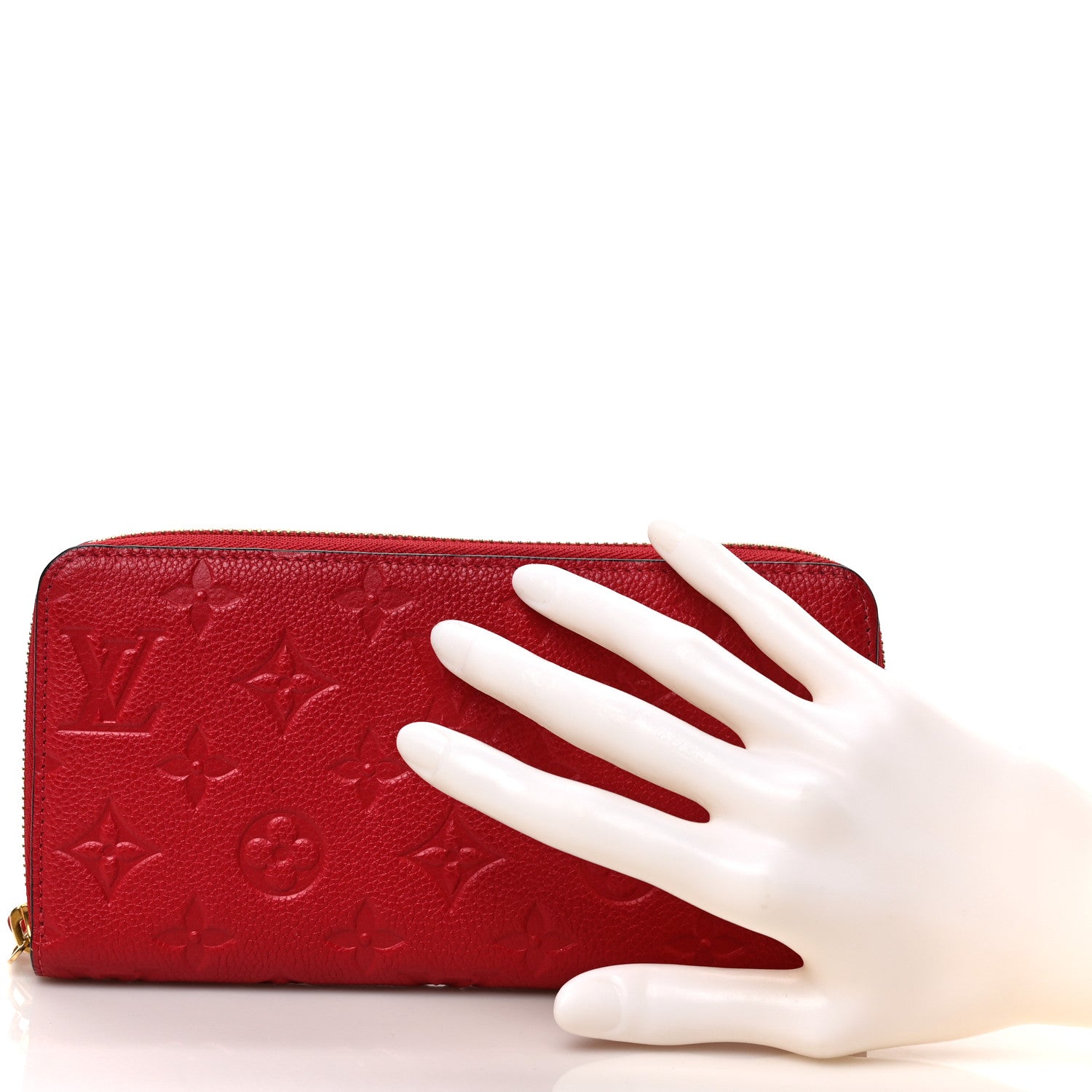 Louis Vuitton Empreinte Zippy Wallet Cherry 2 of 9