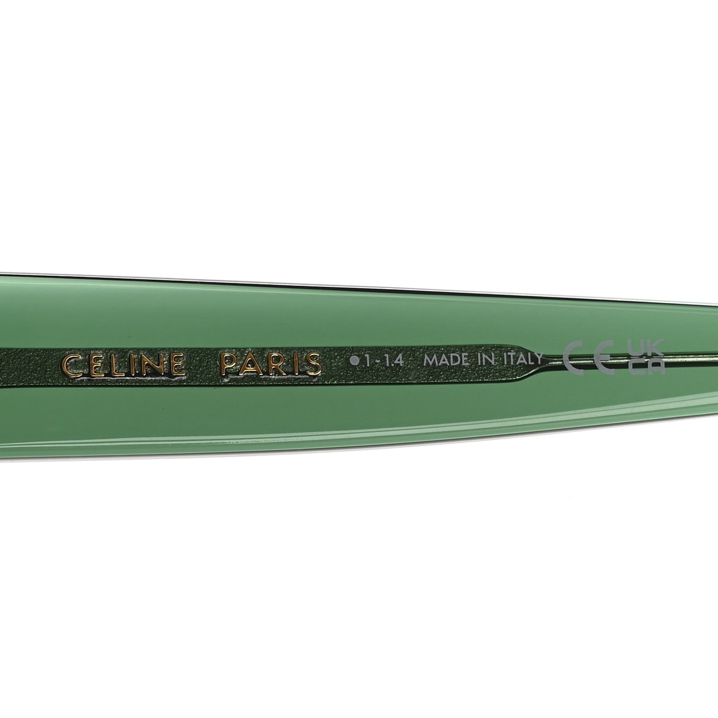 Acetate Rectangular Sunglasses CL40267U Green