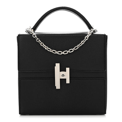 Hermes Chevre Chamkila Cinhetic Boxy Top Handle Bag Black 1 of 11