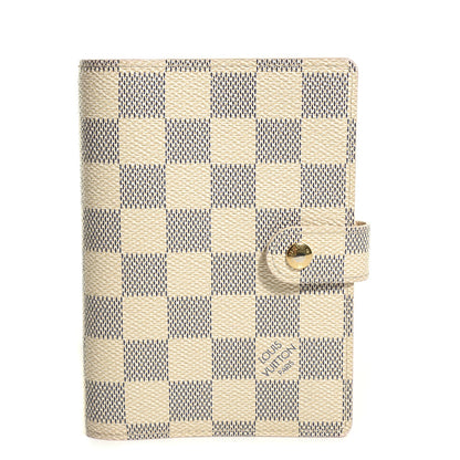 Louis Vuitton Damier Azur Small Ring Agenda Cover 1 of 8