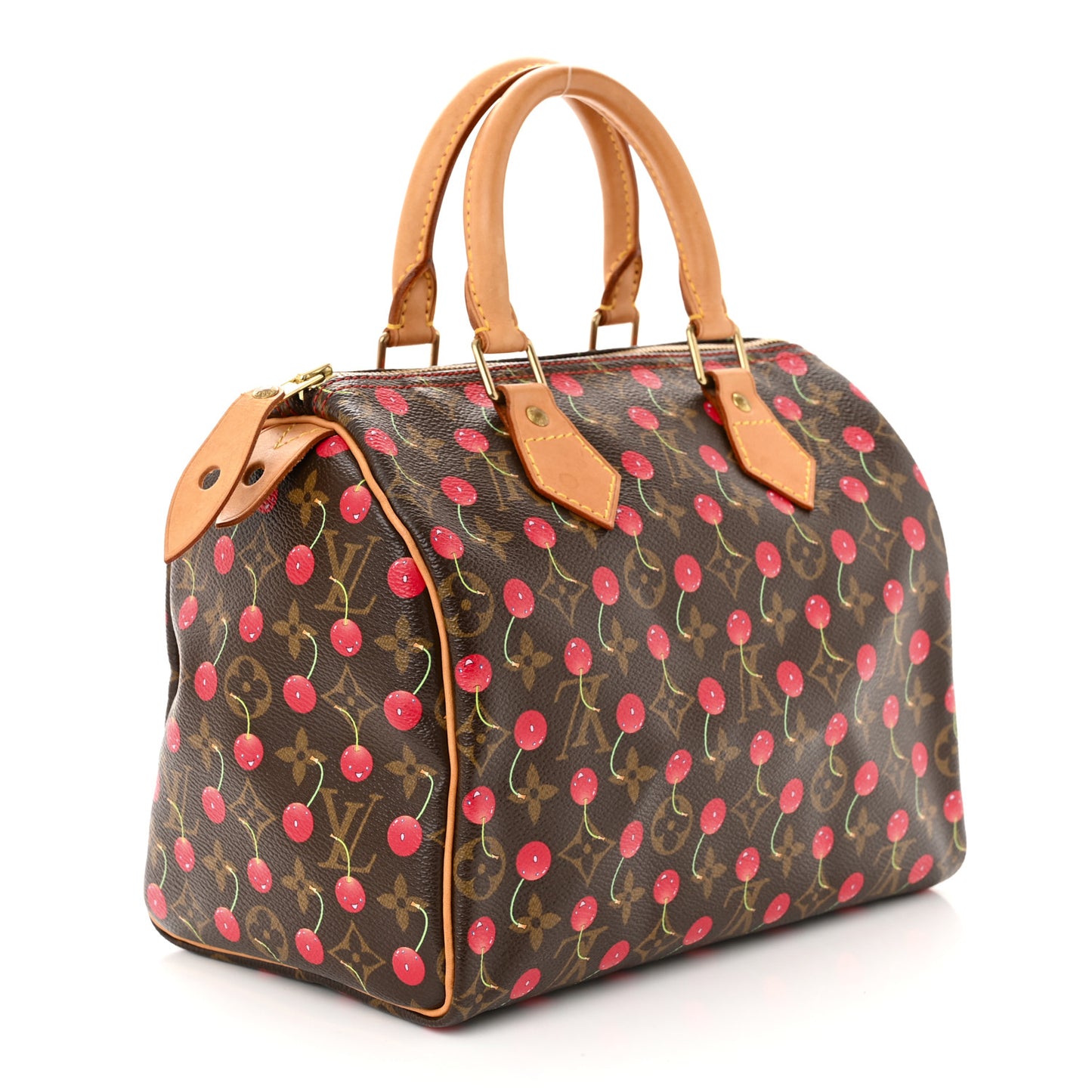 LOUIS VUITTON Monogram Cerises Speedy 25