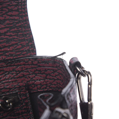 3.1 Phillip Lim 3.1 Textured Calfskin Mini Pashli Satchel Black Red 12 of 13
