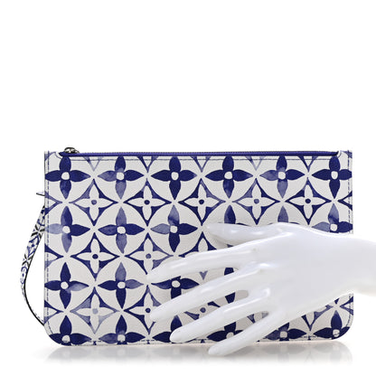 Louis Vuitton Monogram Giant By The Pool 2.0 Neverfull MM Pochette Blue 2 of 8