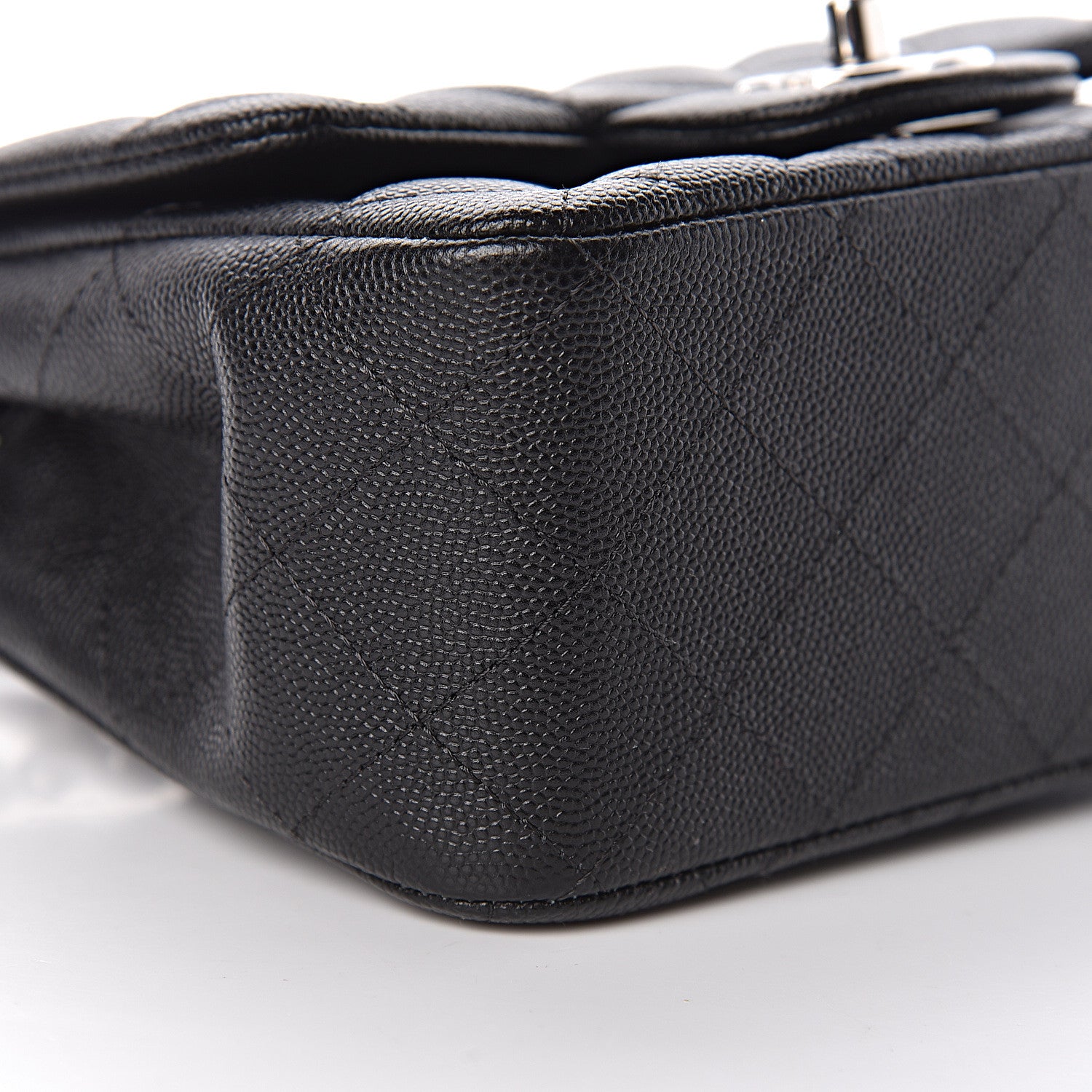 Chanel Caviar Quilted Mini Square Flap Black 8 of 10