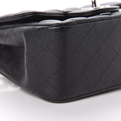 Chanel Caviar Quilted Mini Square Flap Black 8 of 10