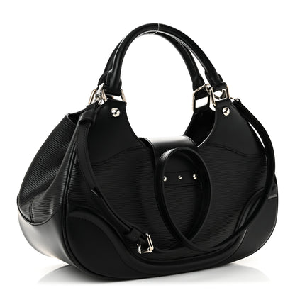 Louis Vuitton Epi Montaigne Sac Black 3 of 9