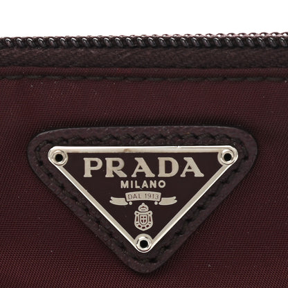 Prada Tessuto Nylon Saffiano Wristlet Granato 6 of 7