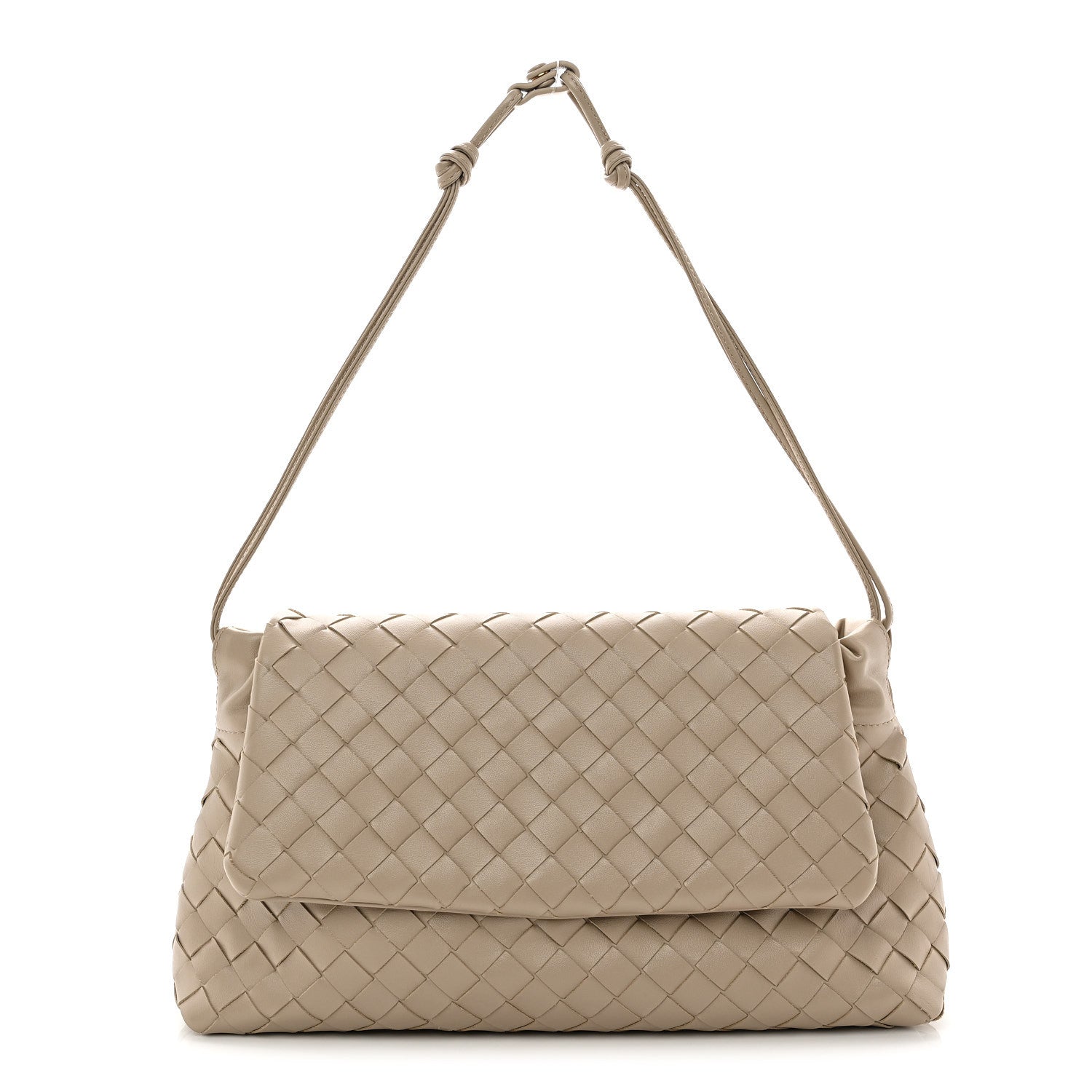 Bottega Veneta Calfskin Intrecciato Giorno Ecru 1 of 10