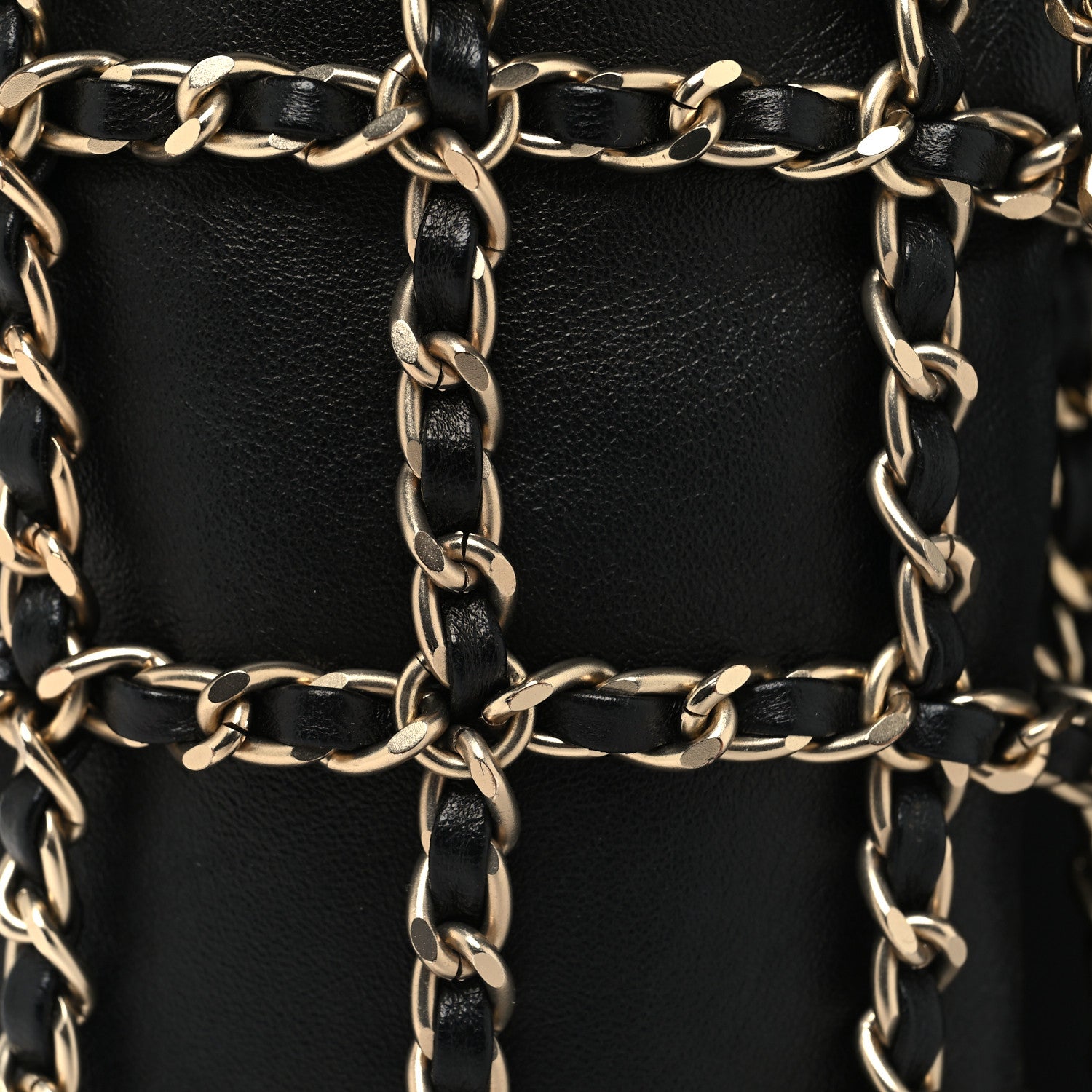 Chanel Lambskin Tech Me Out Clutch With Chain Black 8 of 11