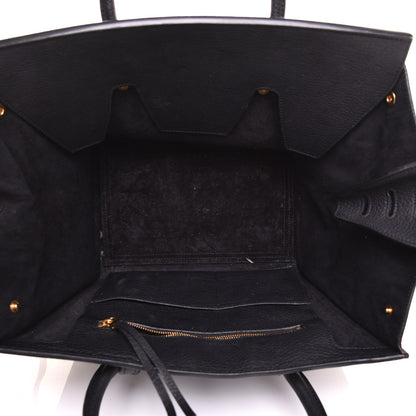 Celine Crisped Calfskin Small Tie Knot Tote Black 5 of 8