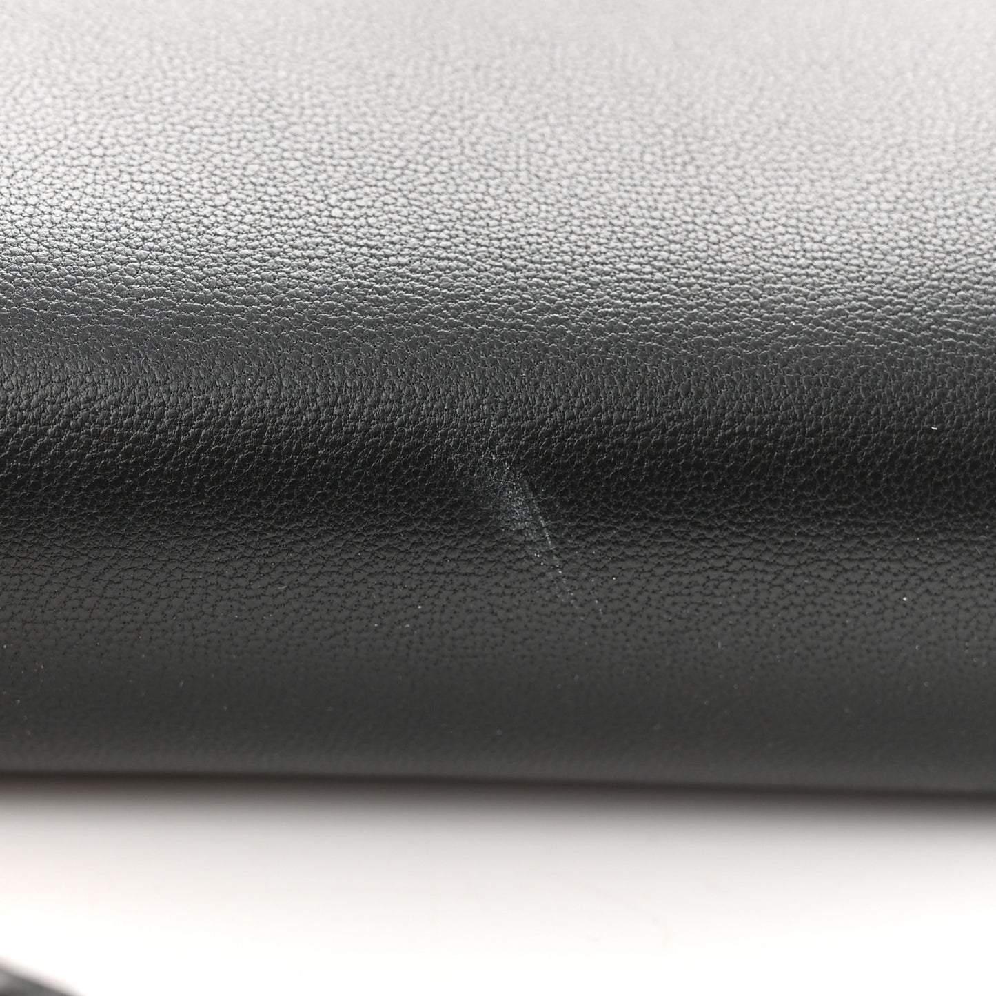 Calfskin Marcie Chain Flap Bag Black