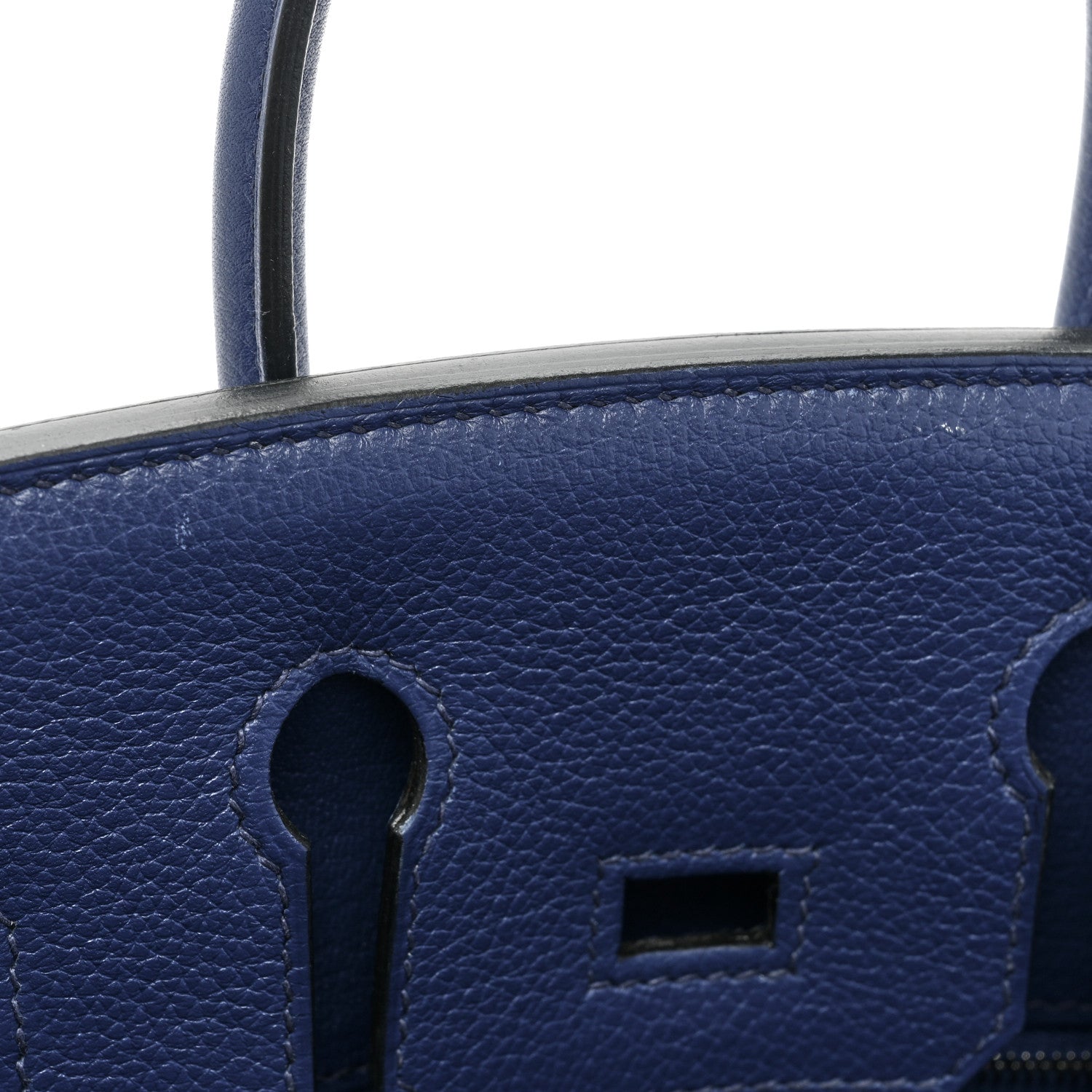 Hermes Taurillon Novillo Birkin 25 Bleu Saphir 9 of 9