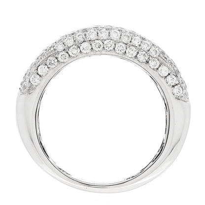 Parker & West by FASHIONPHILE 18K White Gold Diamond 3.15ctw Band Ring 53 6.25 5 of 9